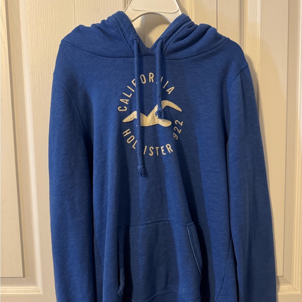 Hollister Blue Fleece Hoodie